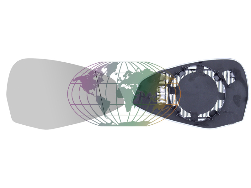 Bodermann Buitenspiegelglas 0844063