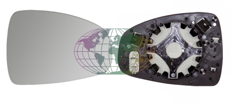 Bodermann Buitenspiegelglas 0856063