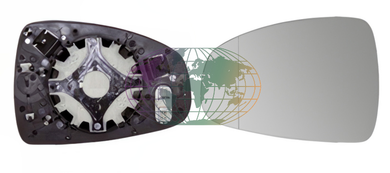 Bodermann Buitenspiegelglas 0856064