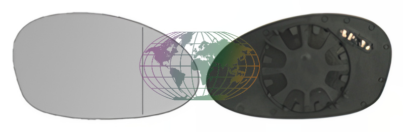 Bodermann Buitenspiegelglas 1622065