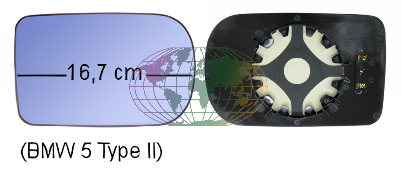 Bodermann Buitenspiegelglas 1656078
