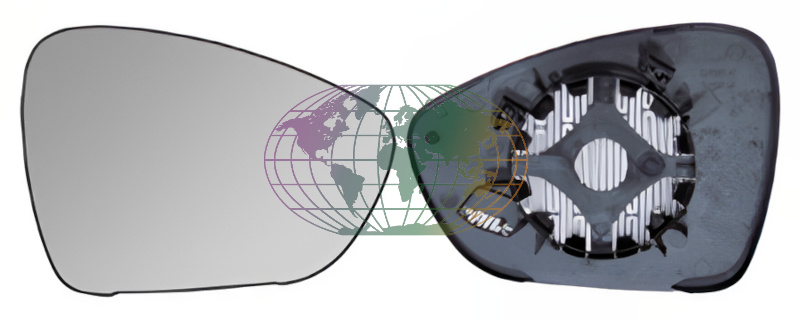 Bodermann Buitenspiegelglas 2004063