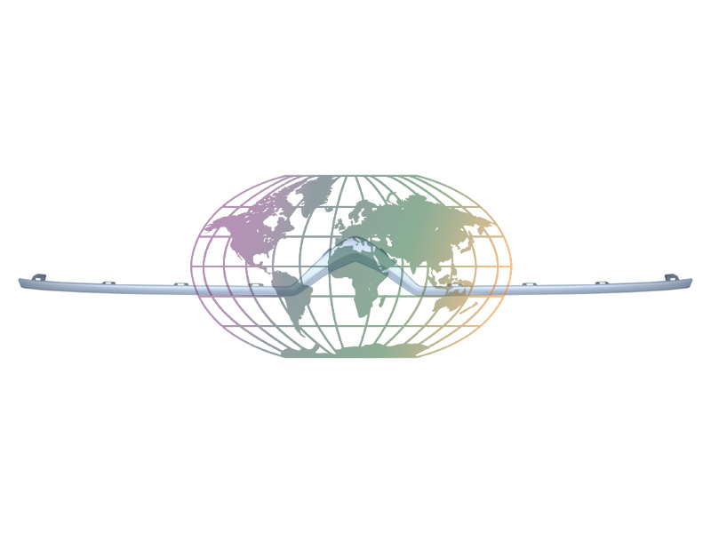 Bodermann Ventilatiegrille, bumper 2037375