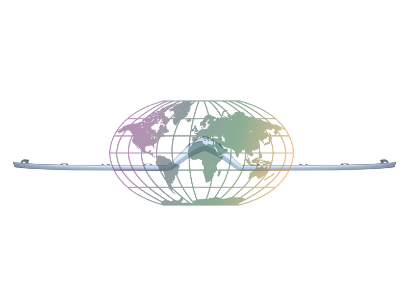 Bodermann Ventilatiegrille, bumper 2037380