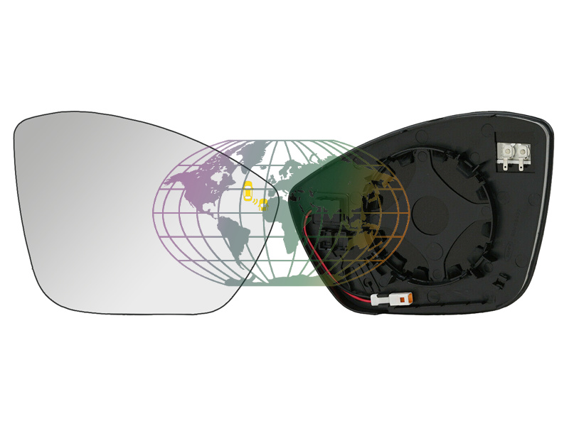 Bodermann Buitenspiegelglas 2043065