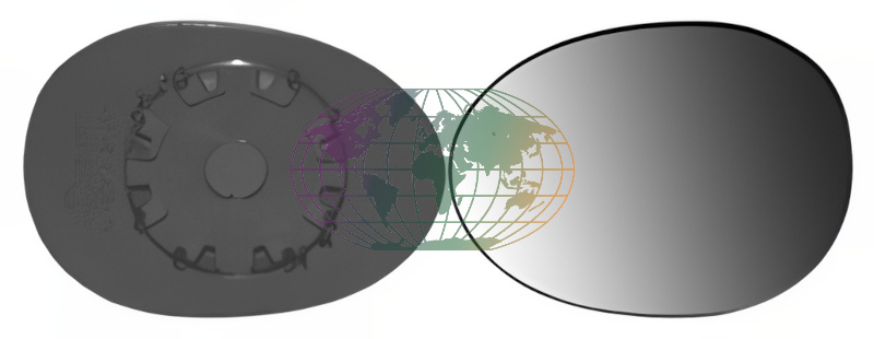 Bodermann Buitenspiegelglas 2057062