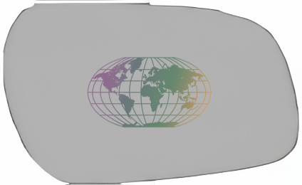 Bodermann Buitenspiegelglas 2081061