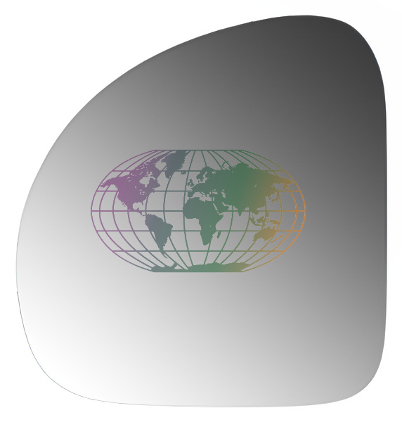 Bodermann Buitenspiegelglas 3201061