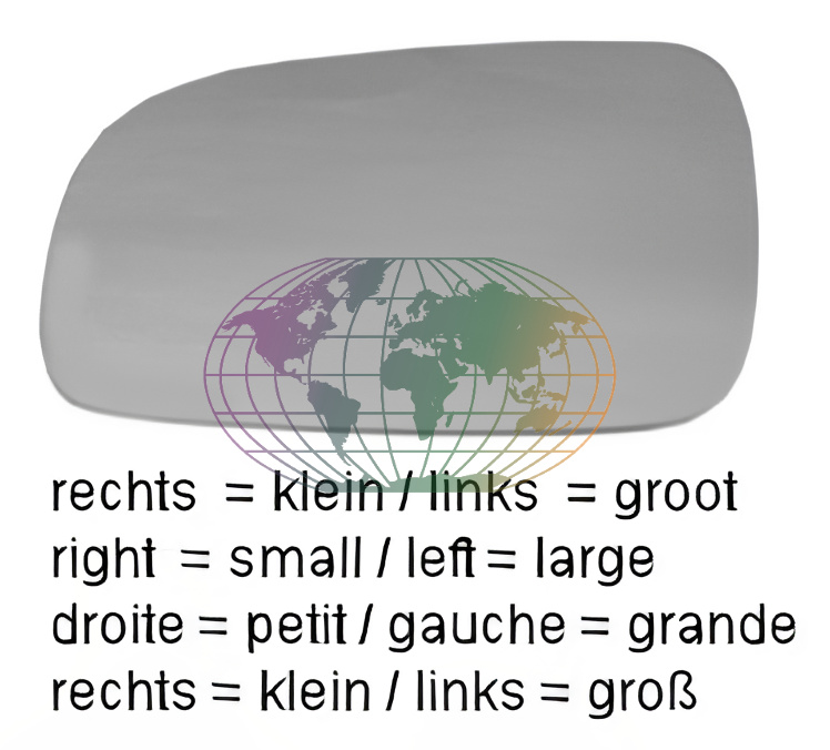 Bodermann Buitenspiegelglas 3213061