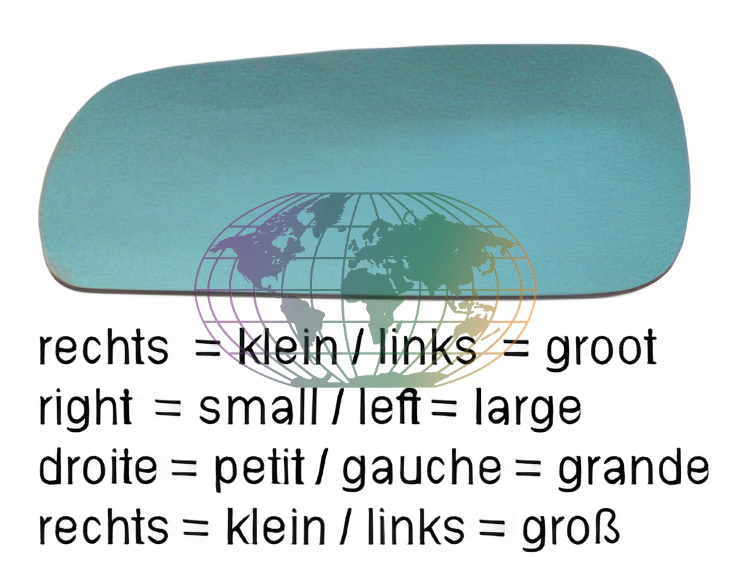 Bodermann Buitenspiegelglas 3213063