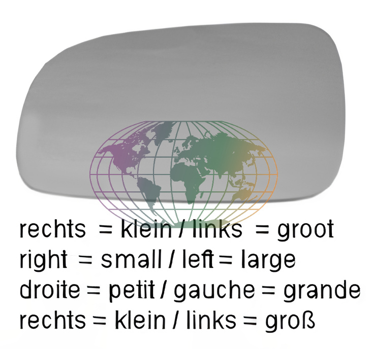 Bodermann Buitenspiegelglas 3214061