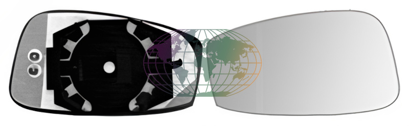 Bodermann Buitenspiegelglas 3256064