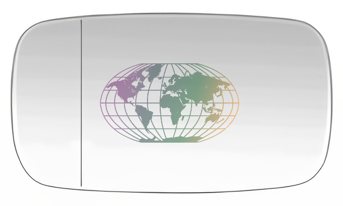 Bodermann Buitenspiegelglas 3276078