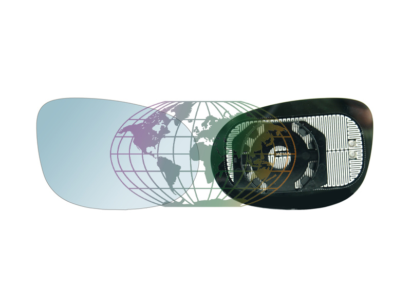 Bodermann Buitenspiegelglas 3296067