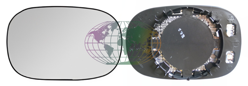 Bodermann Buitenspiegelglas 3601065