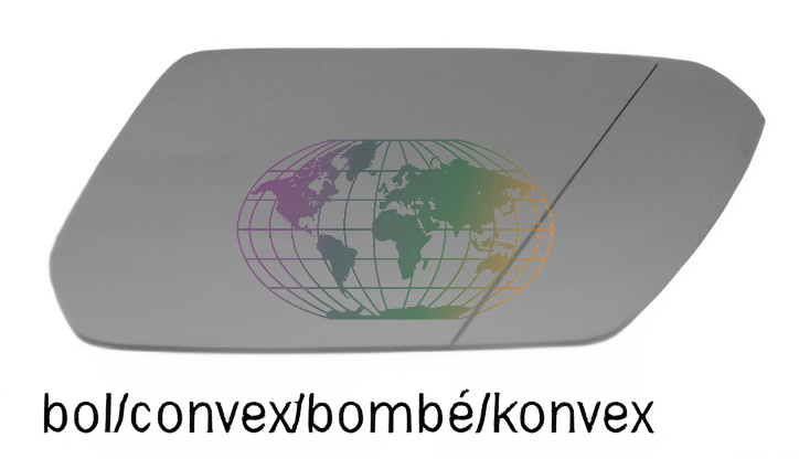 Bodermann Buitenspiegelglas 3673078