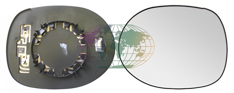 Bodermann Buitenspiegelglas 4036066