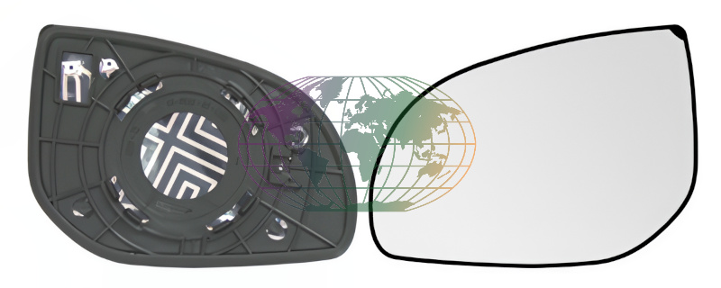 Bodermann Buitenspiegelglas 4491066