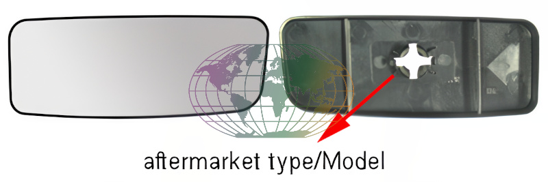 Bodermann Buitenspiegelglas 6054064