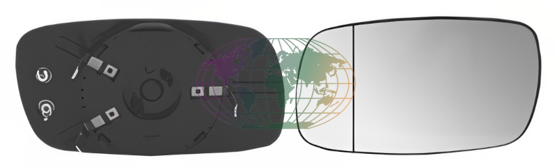 Bodermann Buitenspiegelglas 6415068