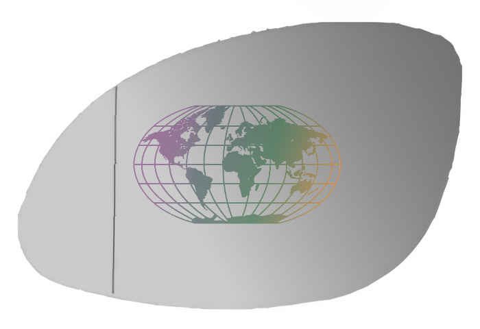 Bodermann Buitenspiegelglas 6427078