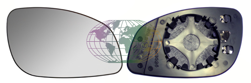 Bodermann Buitenspiegelglas 6429063