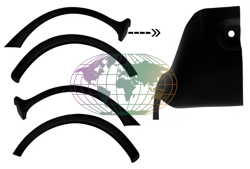Bodermann Bevestigingsclip voor sier- en beschermingslijst 6441630