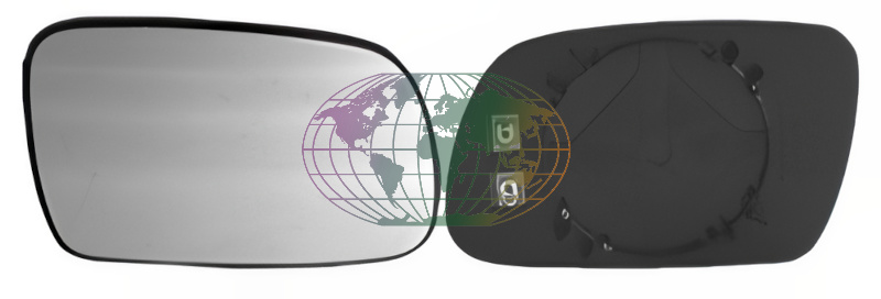 Bodermann Buitenspiegelglas 6801063