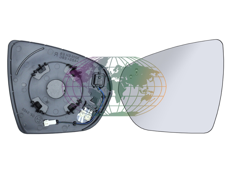 Bodermann Buitenspiegelglas 6813066
