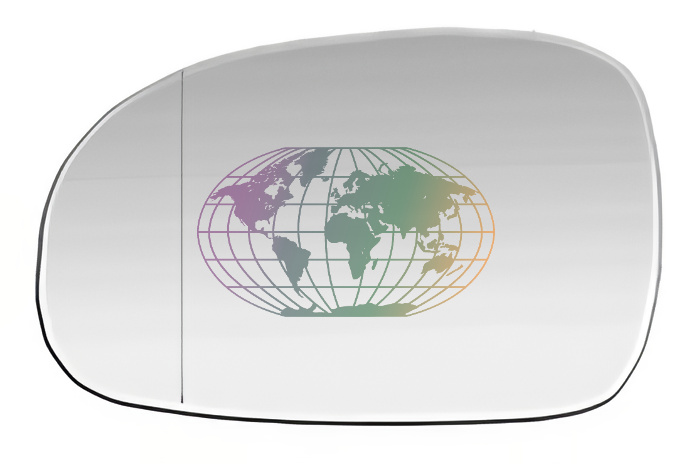 Bodermann Buitenspiegelglas 6844078