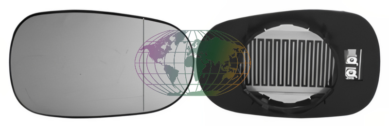 Bodermann Buitenspiegelglas 7201067