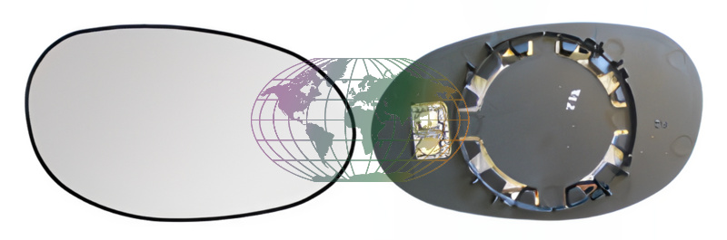 Bodermann Buitenspiegelglas 7401063