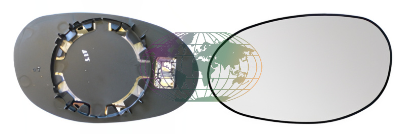 Bodermann Buitenspiegelglas 7401064