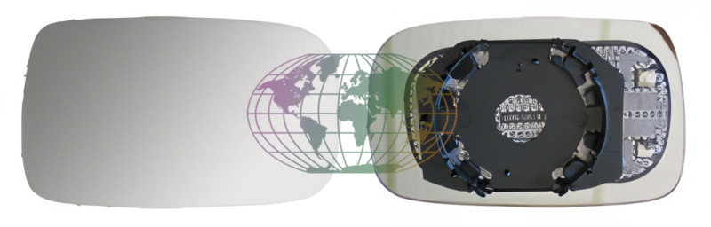 Bodermann Buitenspiegelglas 8805065