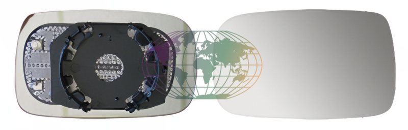 Bodermann Buitenspiegelglas 8805066