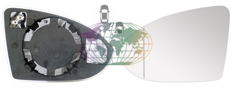 Bodermann Buitenspiegelglas 9220068