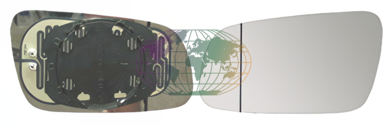 Bodermann Buitenspiegelglas 9296072