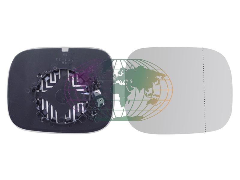 Bodermann Buitenspiegelglas 9681065