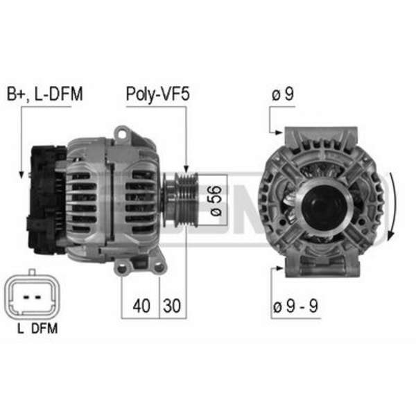 Huismerk Alternator/Dynamo 210001A