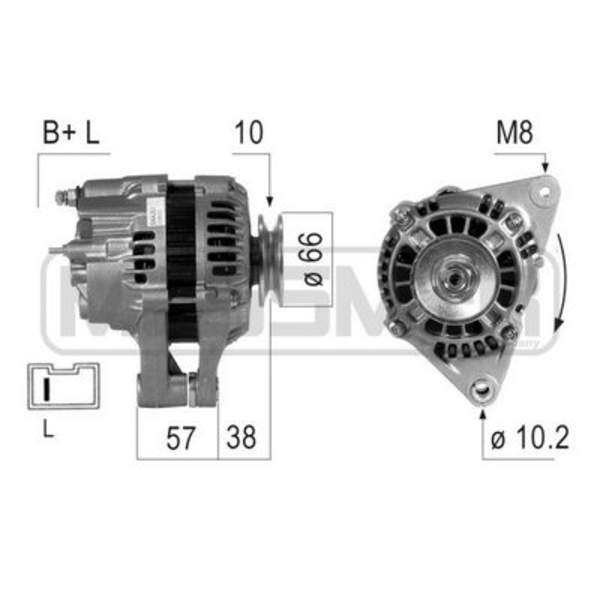 Huismerk Alternator/Dynamo 210015A