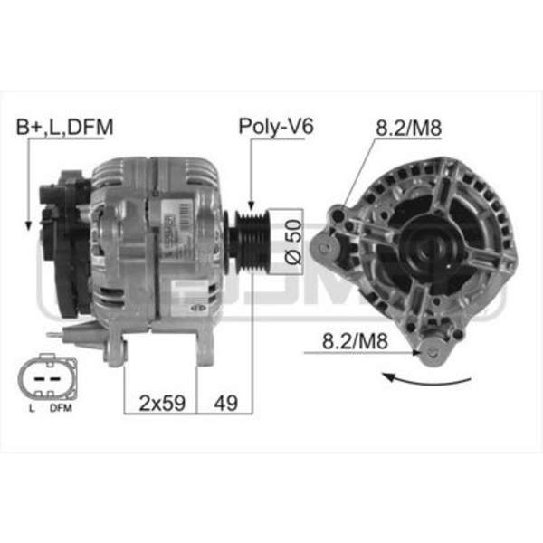 Huismerk Alternator/Dynamo 210045A