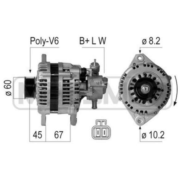 Huismerk Alternator/Dynamo 210131A