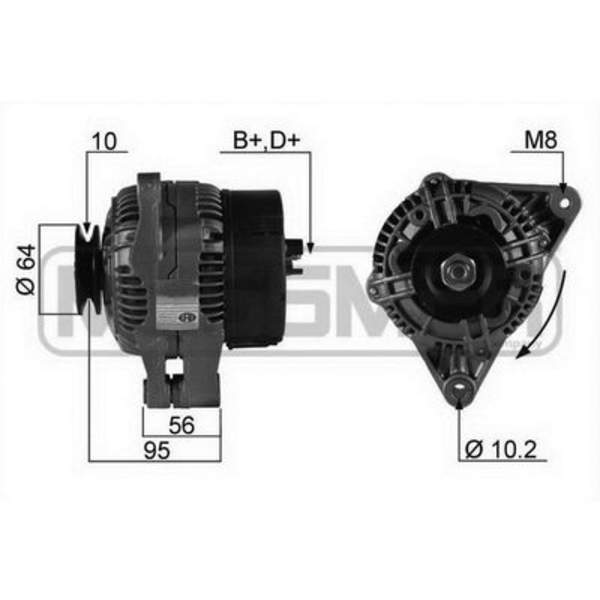 Huismerk Alternator/Dynamo 210242A