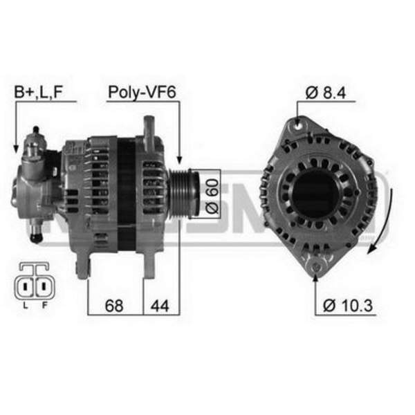 Huismerk Alternator/Dynamo 210322A