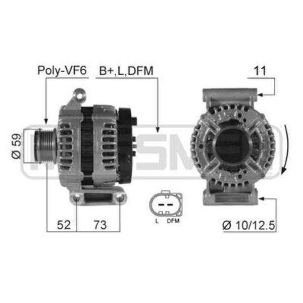 Huismerk Alternator/Dynamo 210421A