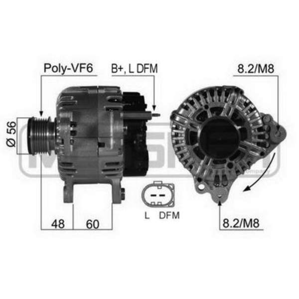 Huismerk Alternator/Dynamo 210469A