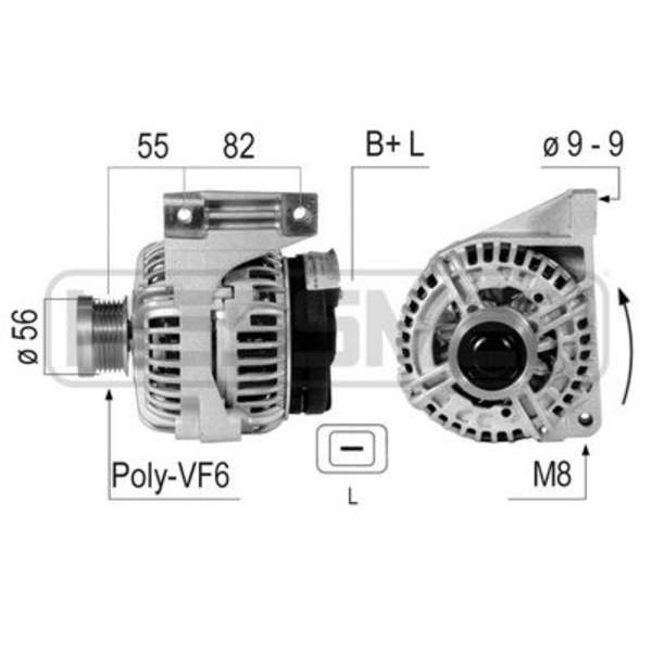 Huismerk Alternator/Dynamo 210528A