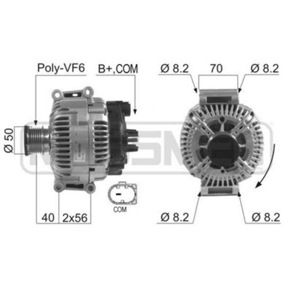 Huismerk Alternator/Dynamo 210614A