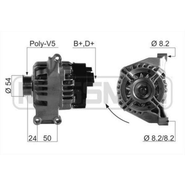 Huismerk Alternator/Dynamo 210659A