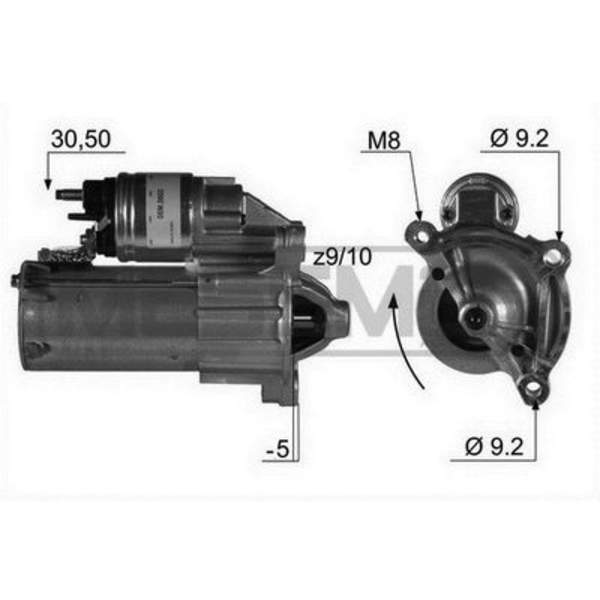 Huismerk Starter 220012A